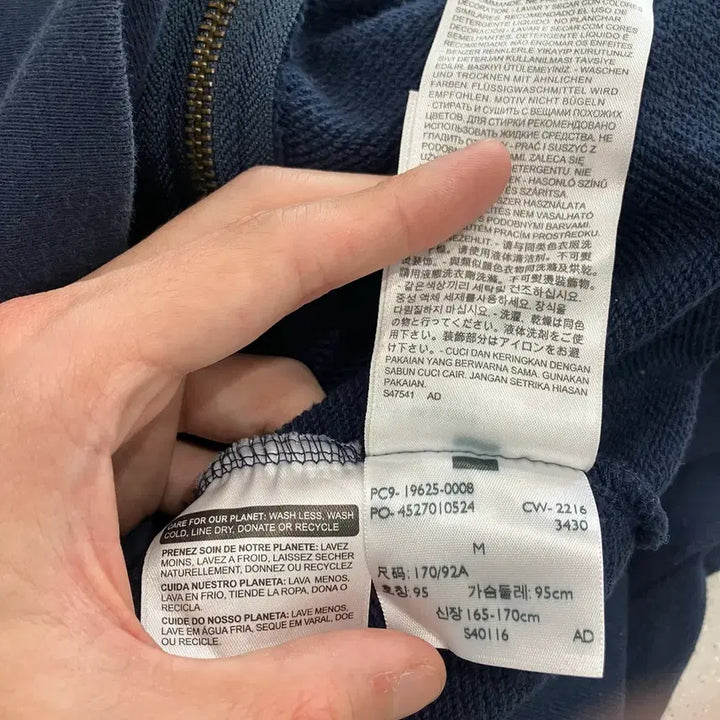 [SOLD OUT] 35 리바이스 로고 후드집업 네이비