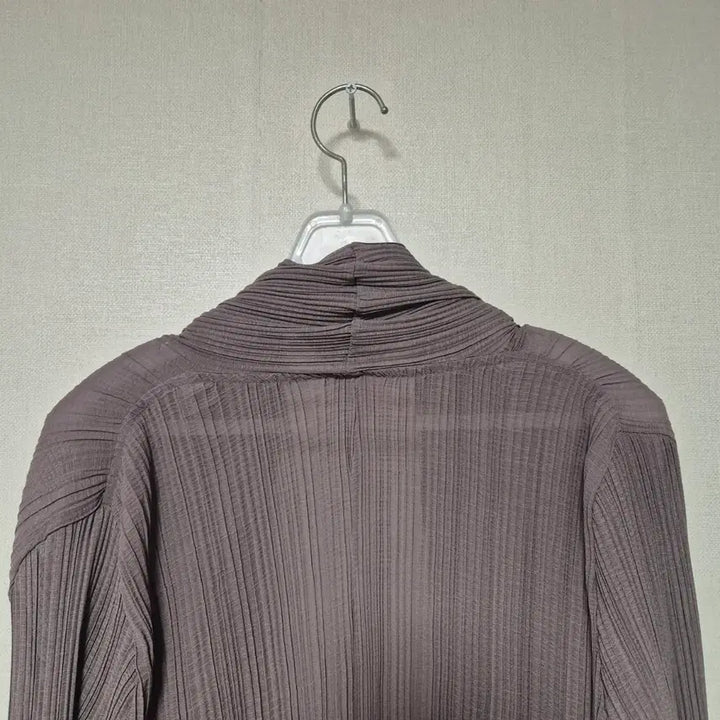 [SOLD OUT] BOETTI 플리츠 롱 가디건 퍼플