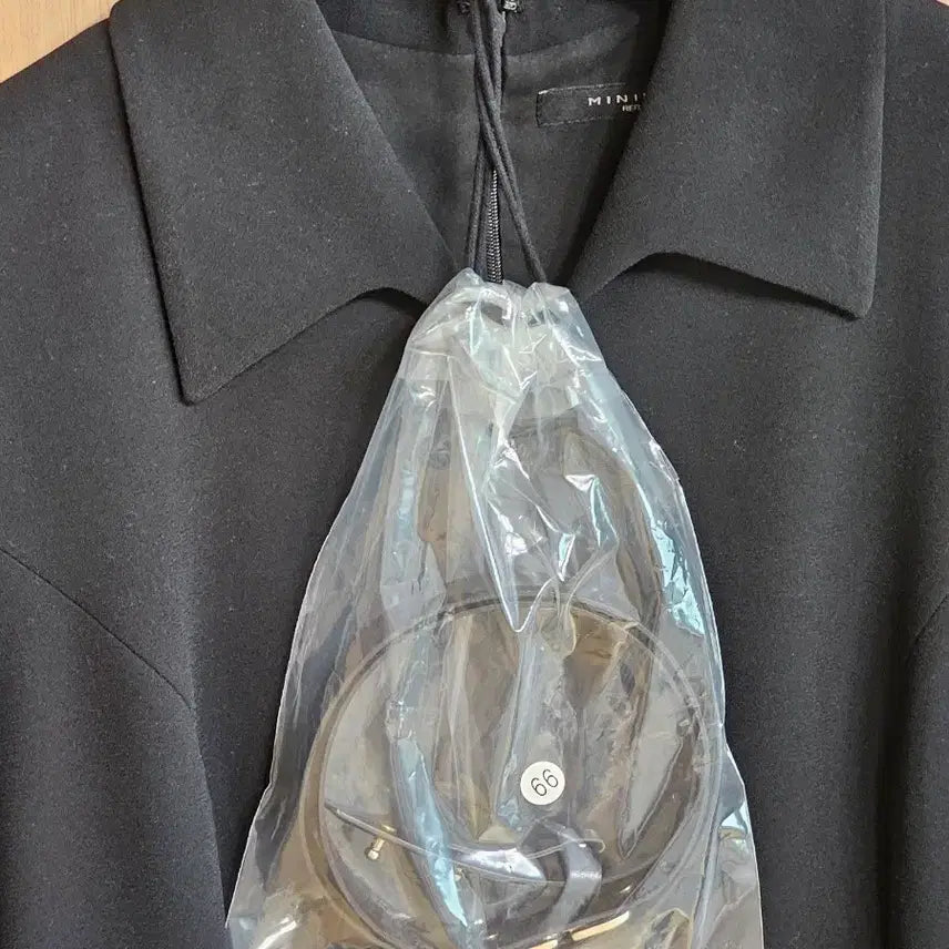 [BUNJANG] Minimum Collar Flare Dress Black Size 66 / 미니멈 카라 플레어 원피스 블랙 66 사이즈