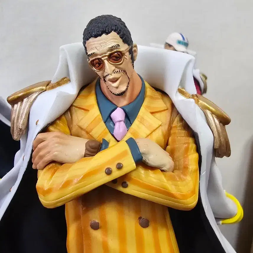 [BUNJANG] Banpresto DX One Piece Marines Admirals Figures: Kizaru, Aokiji, Sakazuki / 고전 원피스 해군대장 피규어 반프레스토 DX 키자루 아오키지 사카즈키