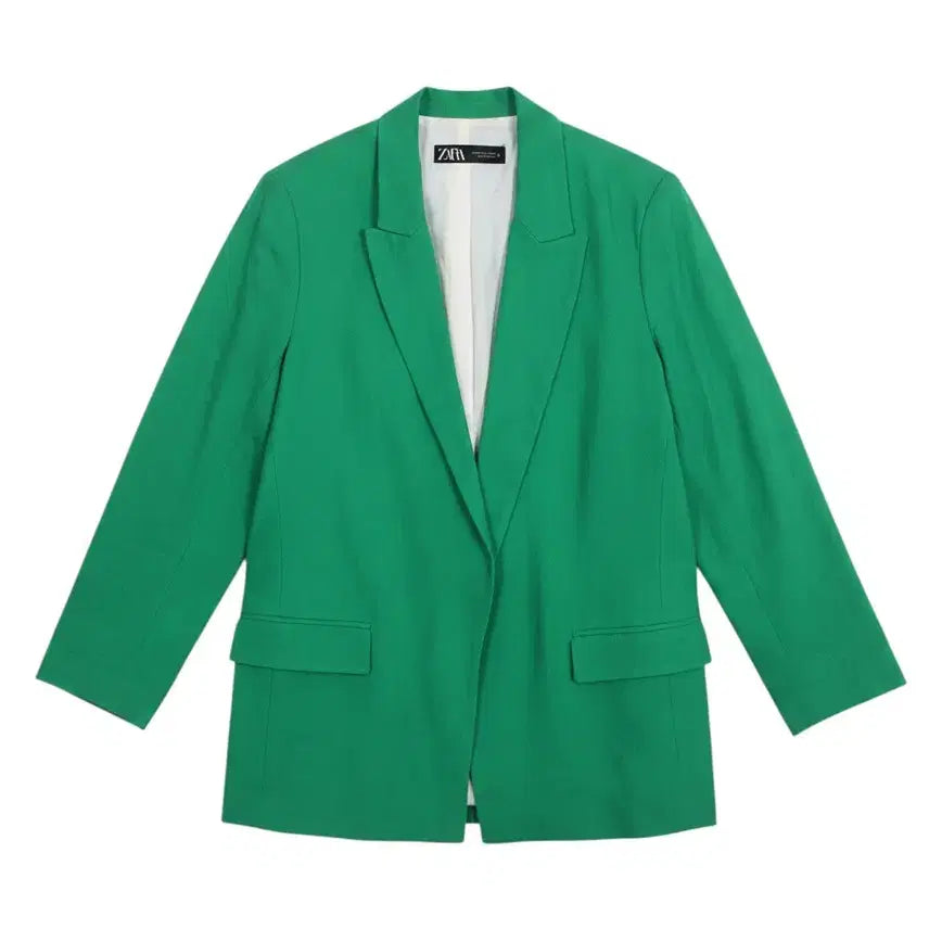 [BUNJANG] ZARA Simple Linen Jacket Women&