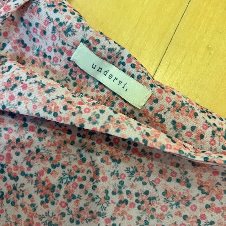 [BUNJANG] UnderB Cherry Blossom Bustier Dress / 언더비 체리블라썸 뷔스티에 원피스