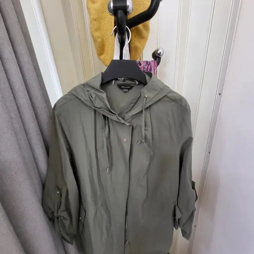 [BUNJANG] ASOS Olive Green Hooded Parka Jacket / ASOS 올리브색 후드 야상 점퍼