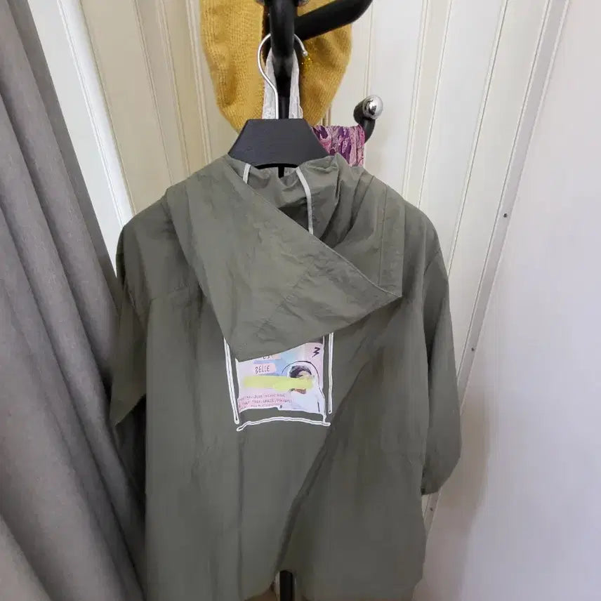 [BUNJANG] ASOS Olive Green Hooded Parka Jacket / ASOS 올리브색 후드 야상 점퍼