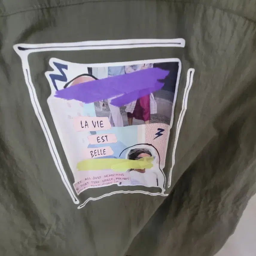 [BUNJANG] ASOS Olive Green Hooded Parka Jacket / ASOS 올리브색 후드 야상 점퍼