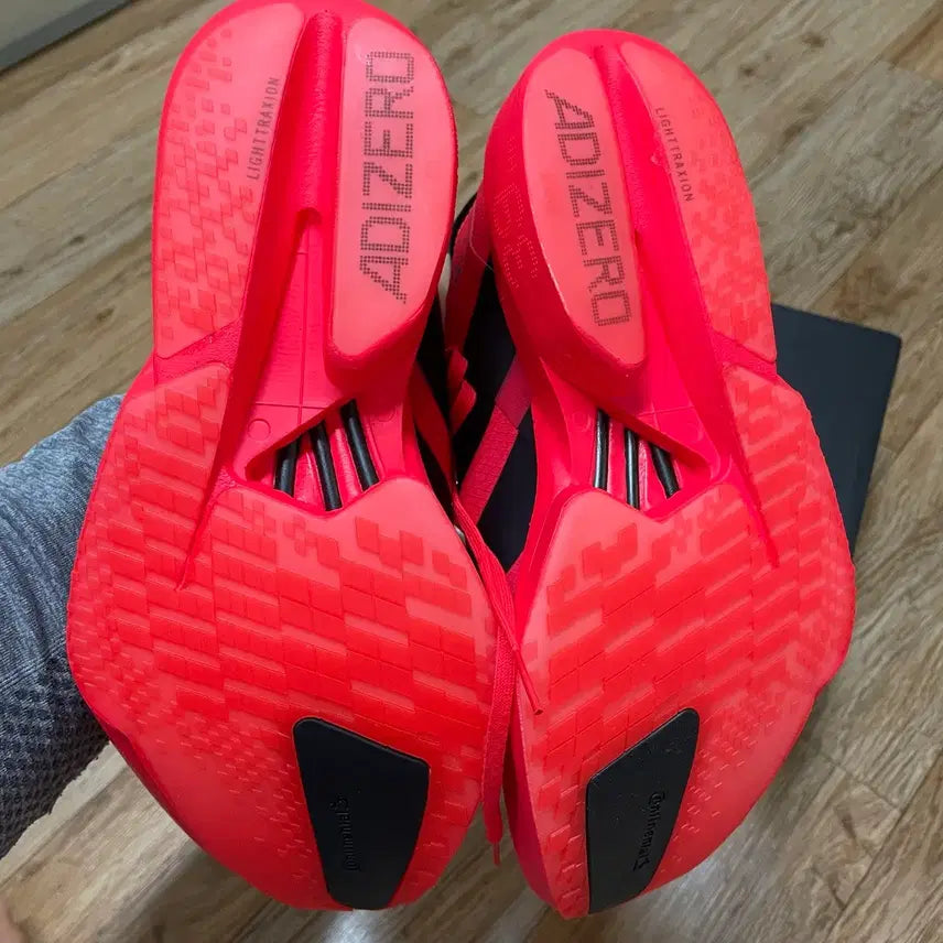 [BUNJANG] Adidas Adizero Adios Pro 4 Running Shoes / 아디제로 아디오스 프로4 240 새상품 루시드레드 코어블랙색상  아디다스