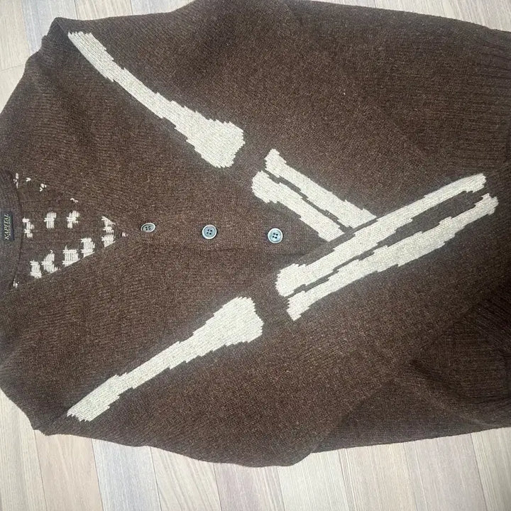 [BUNJANG] Capital Bone Wool Cardigan / 캐피탈 본 가디건 3사이즈