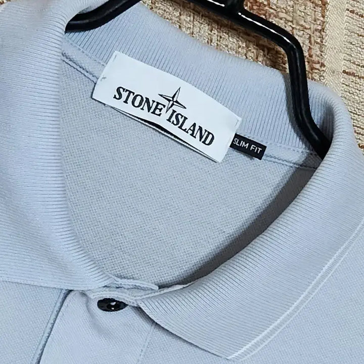 [BUNJANG] Stone Island Polo Shirt (M) / 스톤아일랜드 반팔 폴로티 (M)