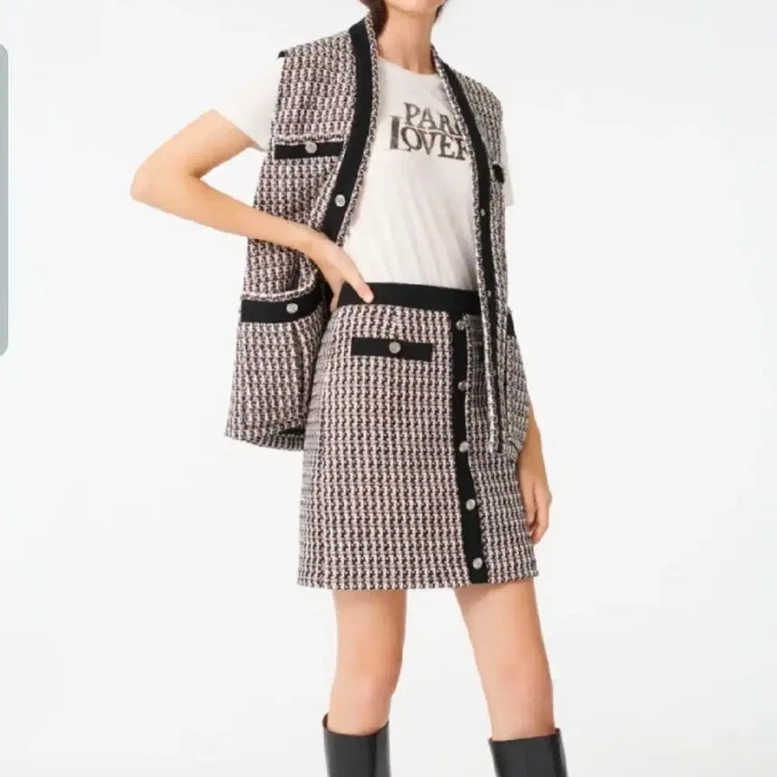 [BUNJANG] Maje Tweed Set / 마쥬 트위드셋업