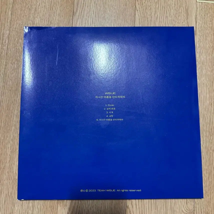 [BUNJANG] Wisu Regret of Summer LP / 위수 - 지나간여름을 안타까워마 LP (500장 한정반)