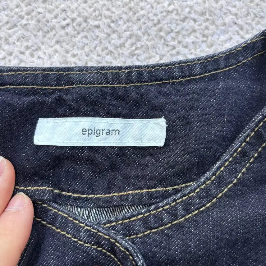 [BUNJANG] Epigram Dyeing Denim Shirt Jacket / M 에피그램 다잉 데님 셔츠 자켓 0423E