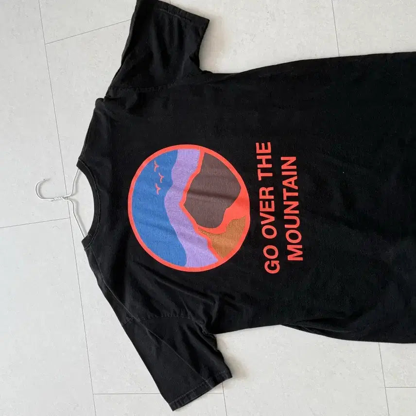 [BUNJANG] Even Youth Black Short Sleeve T-shirt / Even Youth 검정 반팔 티셔츠