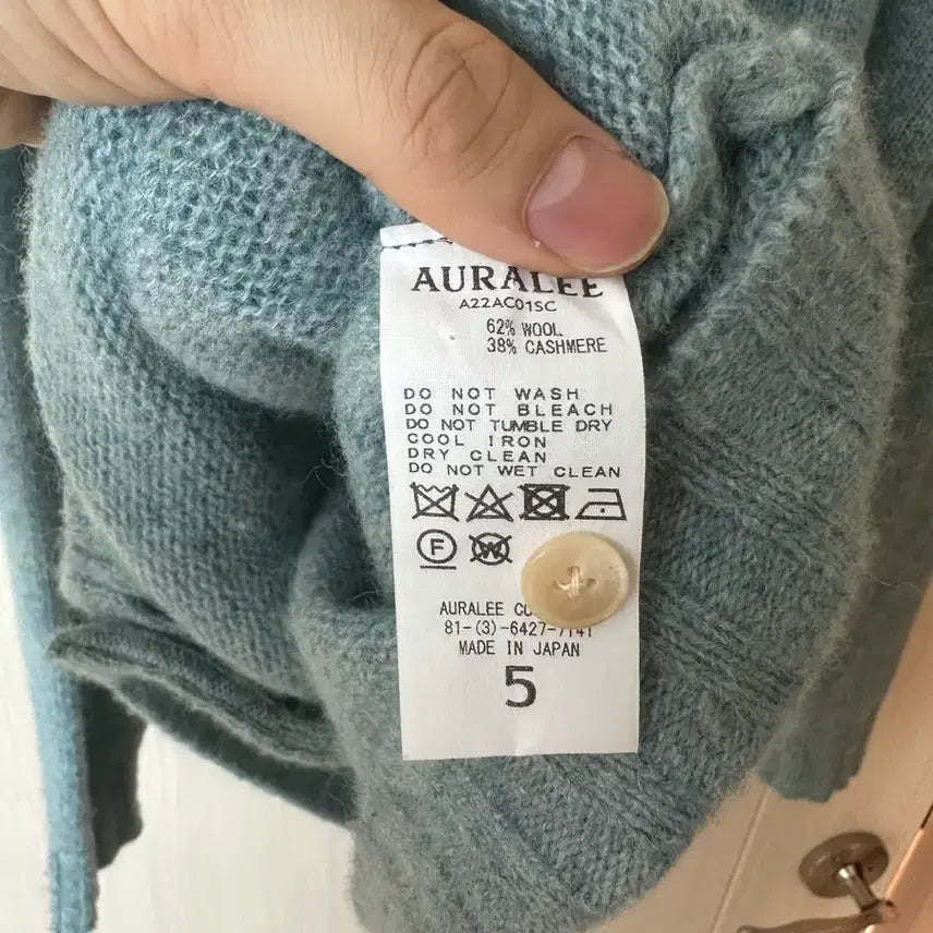 [BUNJANG] Auralee Cashmere Wool Shirt / 오라리 캐시미어 울 셔츠