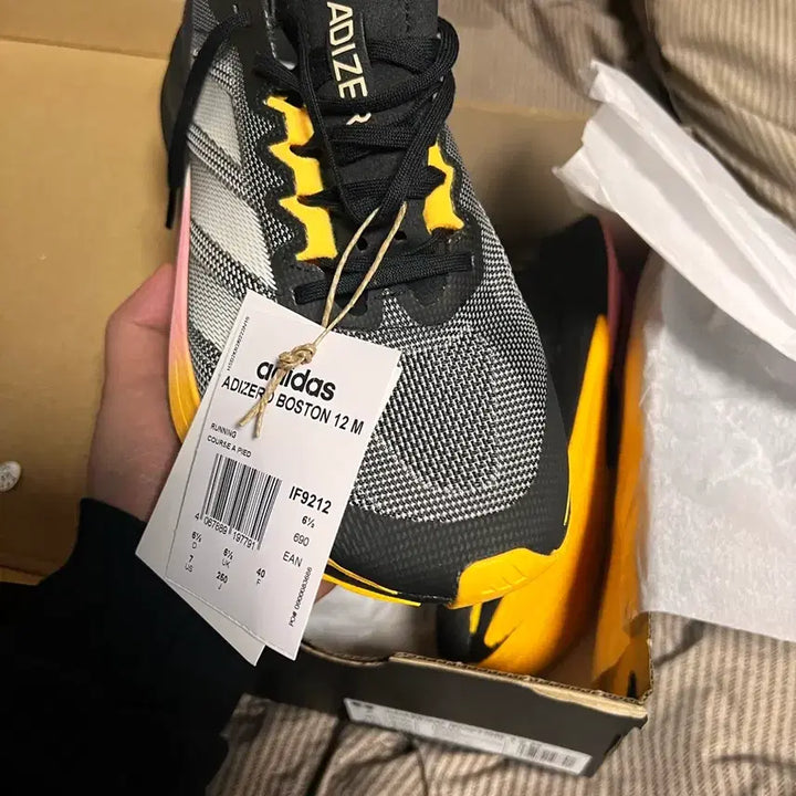 [BUNJANG] Adidas Adizero Boston 12 Running Shoes / [250] 아디다스, 아디제로 보스턴 12 런닝화 새상품