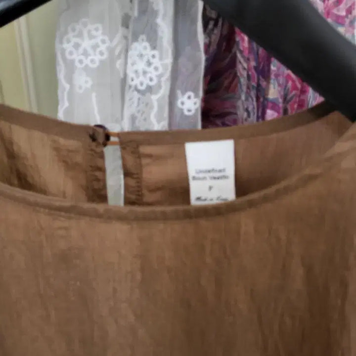 [BUNJANG] Brown Strap Long Dress / 브라운 끈 원피스 롱 드레스
