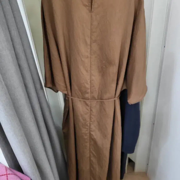 [BUNJANG] Brown Strap Long Dress / 브라운 끈 원피스 롱 드레스