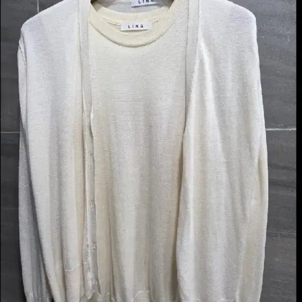 [BUNJANG] LING SEOUL Knit Cardigan and Camisole Set / LING SEOUL링서울 , 니트가디건 나시 세트 F
