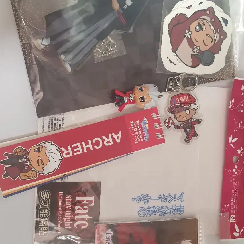 [BUNJANG] Fate/Stay Night Archer &amp; EMIYA Bundle Set / 페이트 4차 아처 무명 위주 굿즈 일괄 헤필 헤븐즈필 페스나