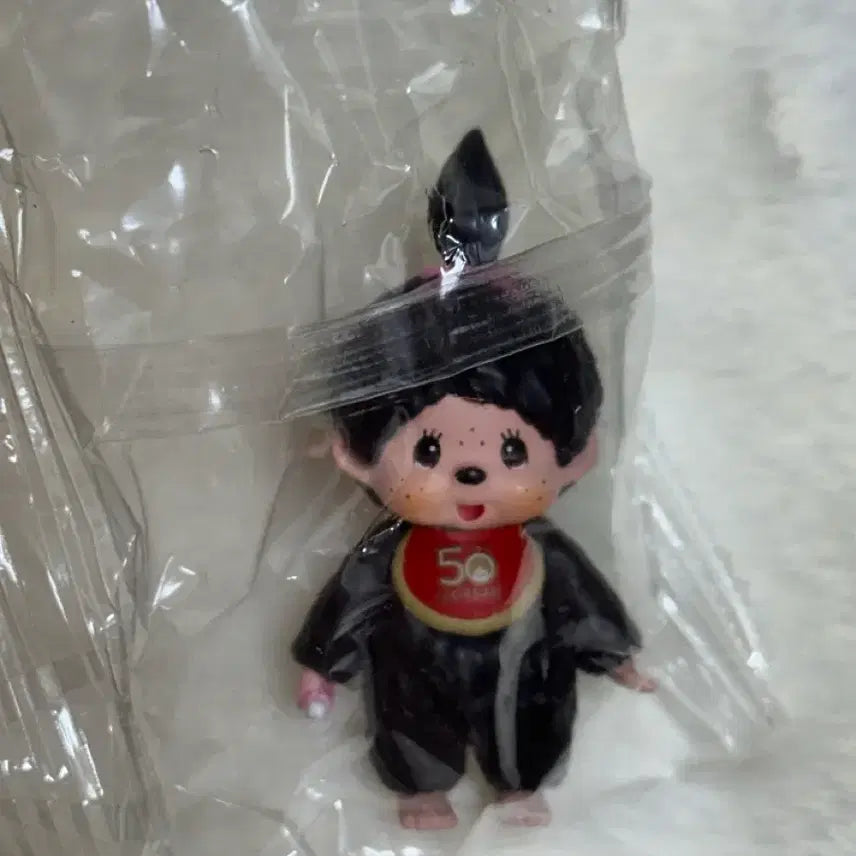 [BUNJANG] Monchhichi 50th Anniversary Girl Mascot Keyring / 몬치치 50주년 마스코트 키링 4차 몬치치걸 미개봉