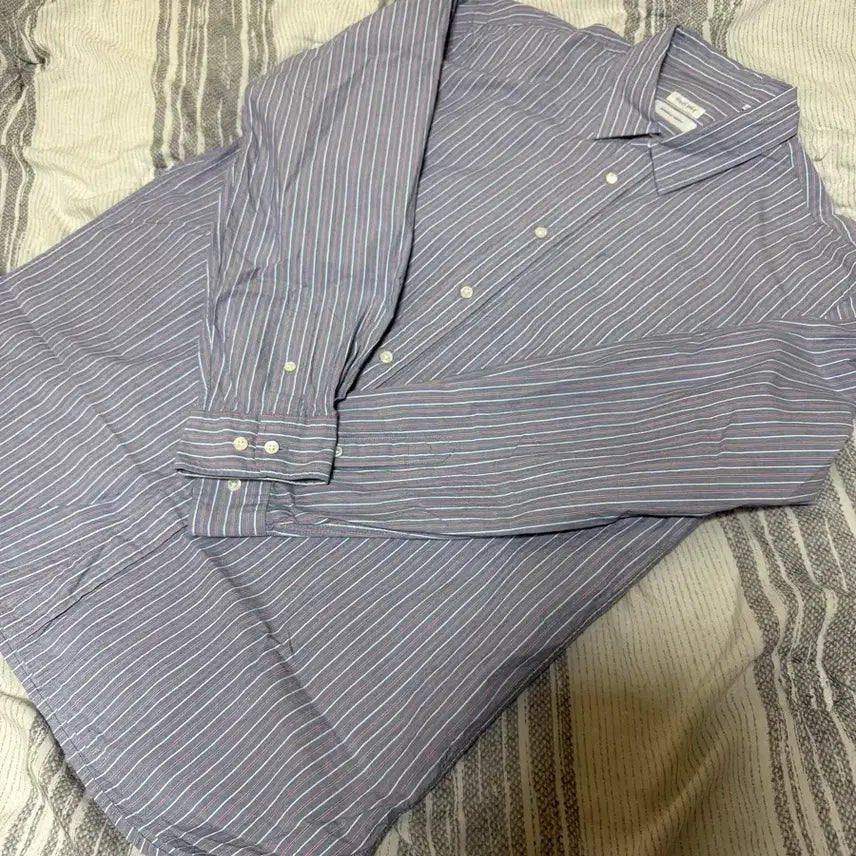 [BUNJANG] Woodby Relax Stripe Shirt Socks Size 2 / (2) 우드비 릴렉스 스트라이프 셔츠 삭스