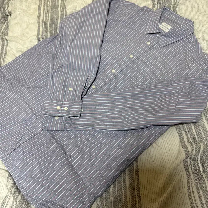 [BUNJANG] Woodby Relax Stripe Shirt Socks Size 2 / (2) 우드비 릴렉스 스트라이프 셔츠 삭스