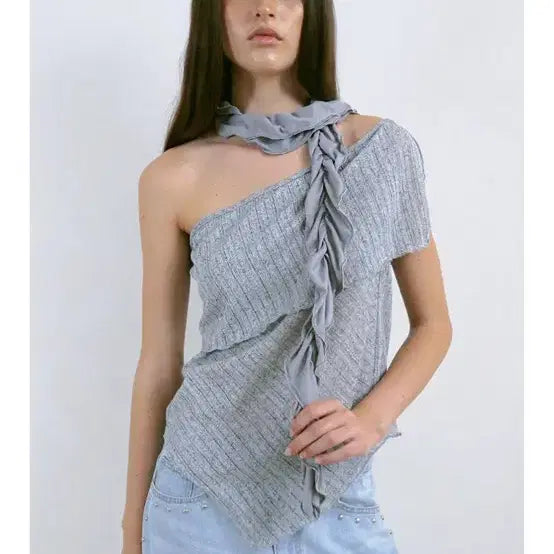 [BUNJANG] Polly Sue M Off-Shoulder Top / 폴리수엠 오프숄더 탑