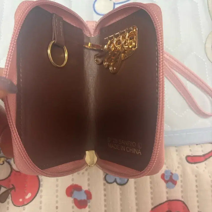 [BUNJANG] Hello Kitty Pink Key Case with Card Pocket / 헬로키티 핑크색 키 케이스