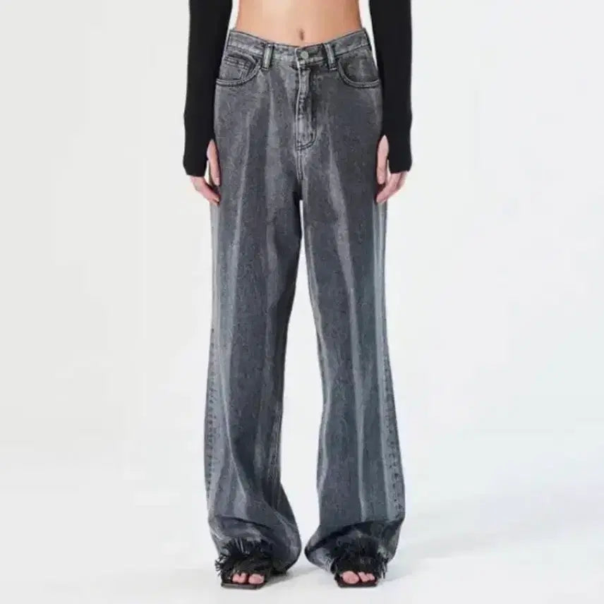 [BUNJANG] Diagonal Denim Pants M / 다이애그널 - 데님팬츠 M