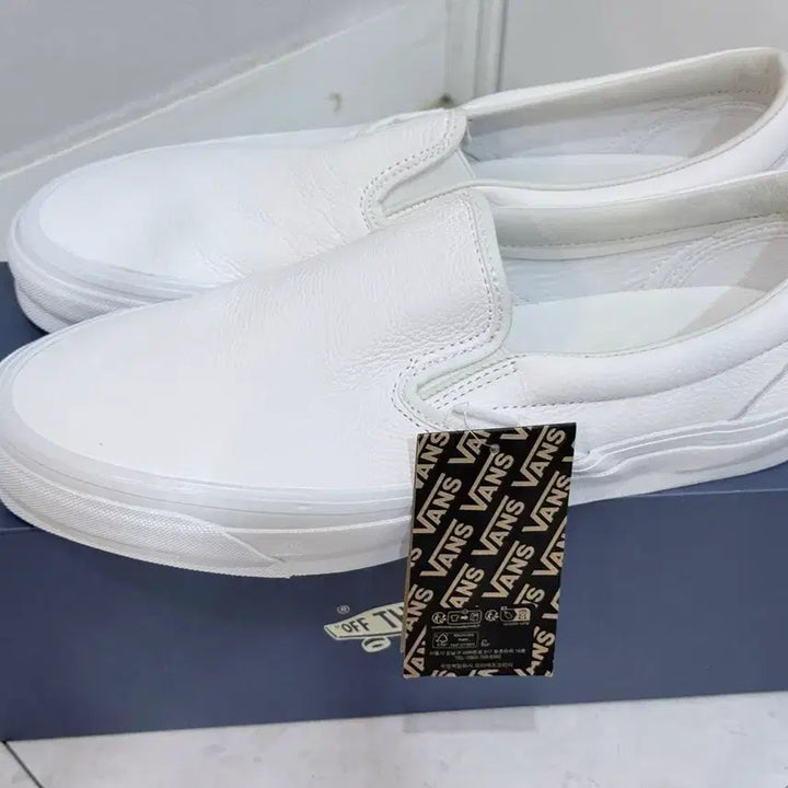 [BUNJANG] Vans Slip-On Reissue 98 LX Leather White / [285] 반스 슬립온 리이슈 98 레더 화이트