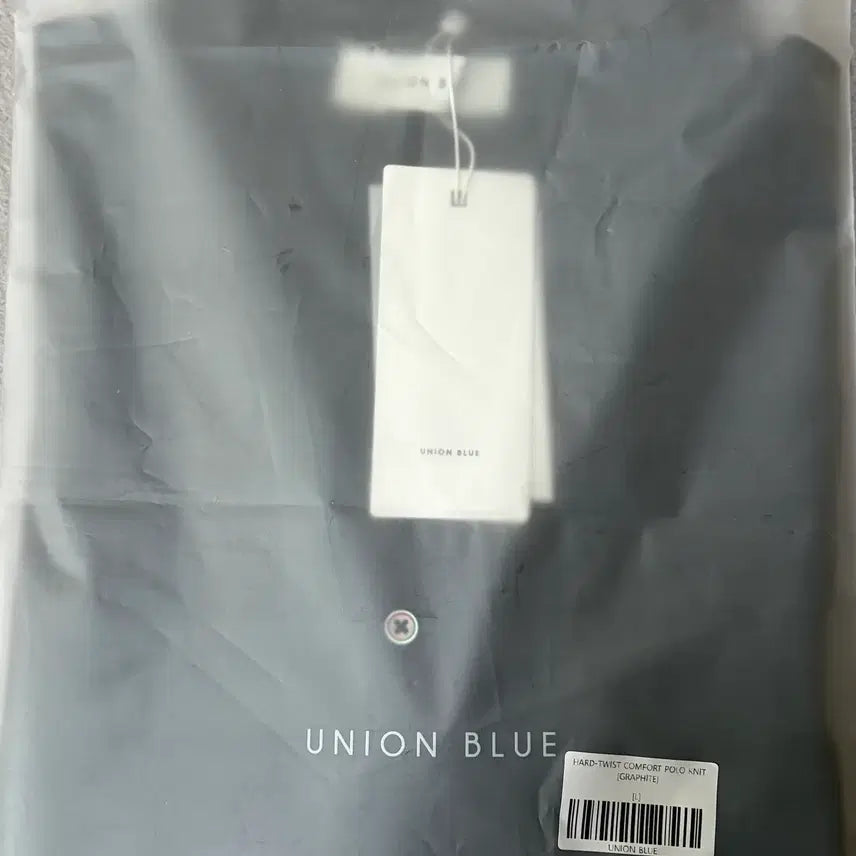 [SOLD OUT] [새제품]유니온블루 하드트위스트 컴포트 폴로 니트 그래파이트[L]