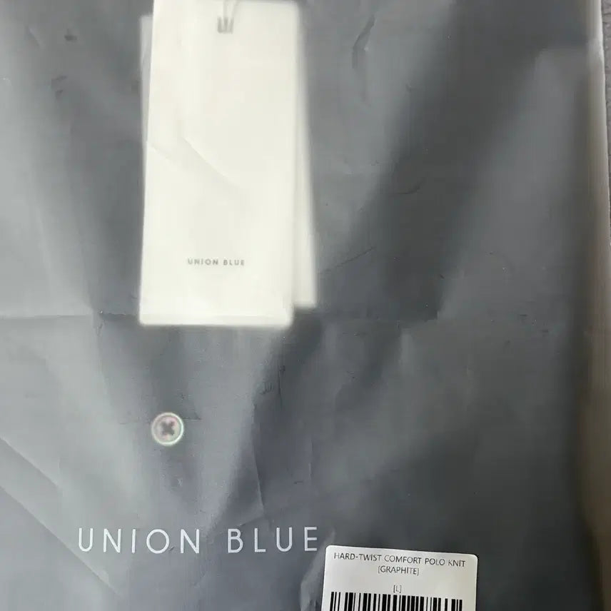 [SOLD OUT] [새제품]유니온블루 하드트위스트 컴포트 폴로 니트 그래파이트[L]