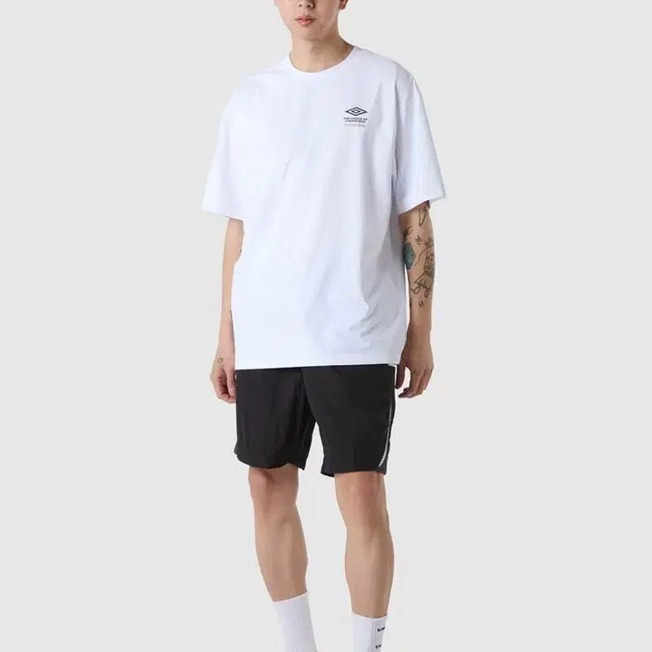 [BUNJANG] Umbro Big Logo Short Sleeve White T-shirt / 미개봉 엄브로 빅로고 반팔 화이트