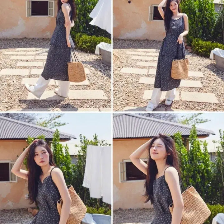 [BUNJANG] On&amp;On Layered Dress S (Lee Si-an Dress) / 온앤온 레이어드 원피스 s (이시안 원피스)