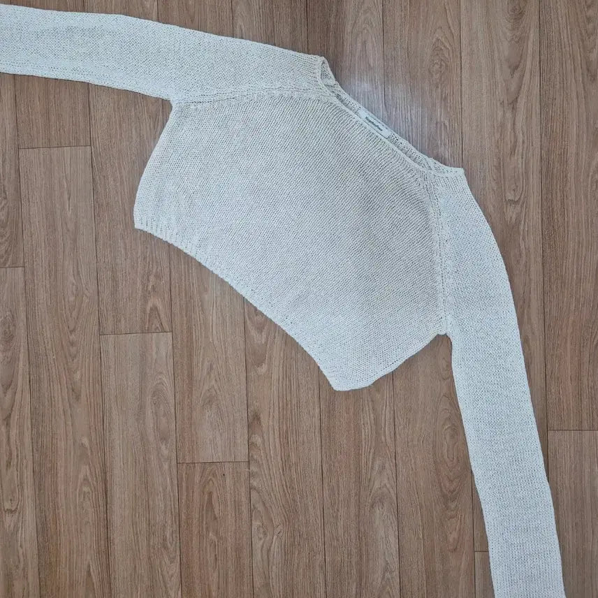 [SOLD OUT] 망고매니플리즈 네프 린넨 니트 neff linen knit 크롭