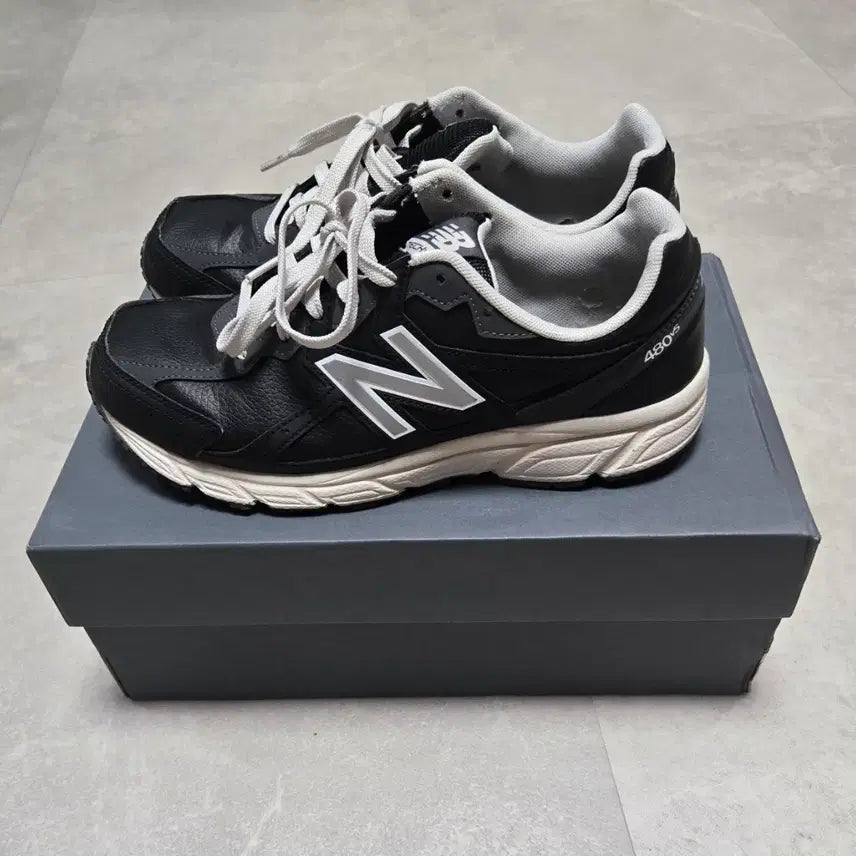 [BUNJANG] New Balance W480BM5 Leather Sneakers / 뉴발란스 운동화 W480BM5 275 싸게 처리