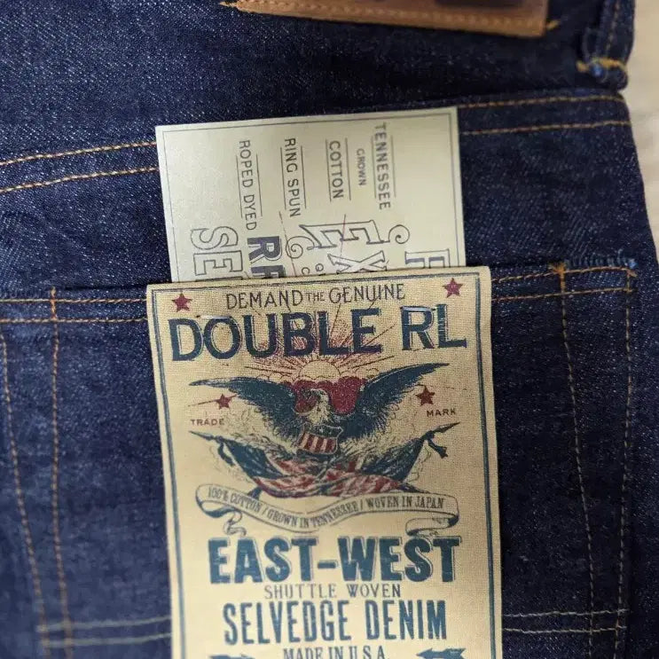 [SOLD OUT] [32/32] RRL 더블알엘 빈티지 5포켓 EAST-WEST 셀비지 진