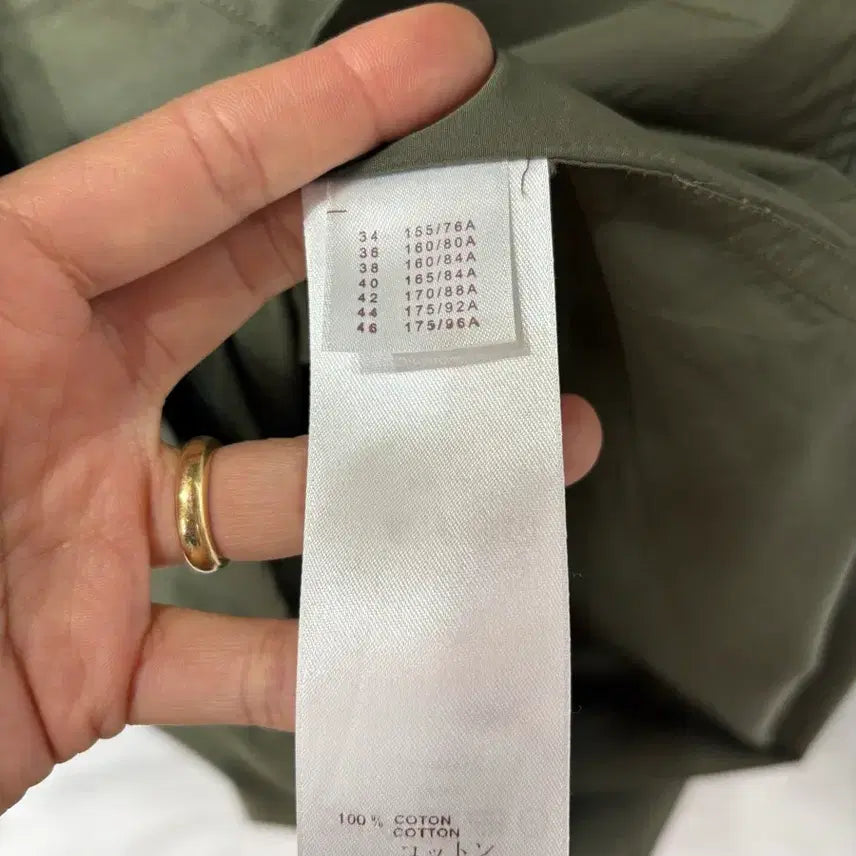 [BUNJANG] Louis Vuitton Khaki Shirt Dress / 루이비통 카키색 셔츠 원피스 36/55사이즈(정품)