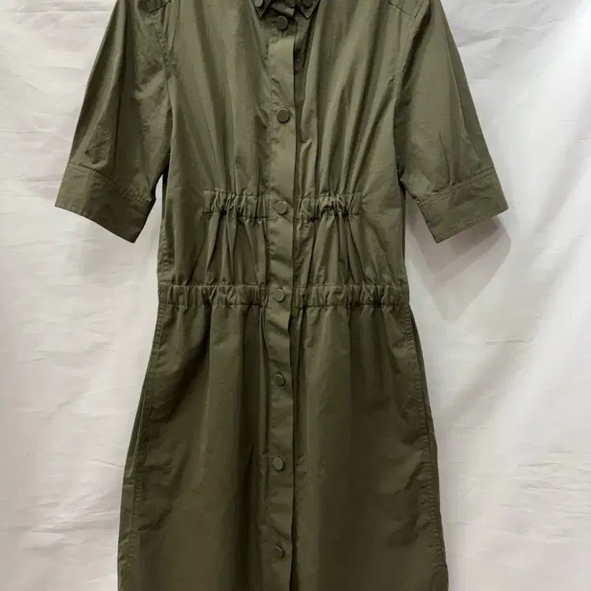 [BUNJANG] Louis Vuitton Khaki Shirt Dress / 루이비통 카키색 셔츠 원피스 36/55사이즈(정품)