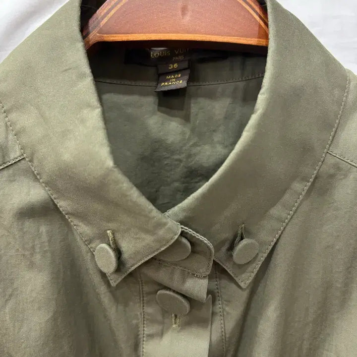 [BUNJANG] Louis Vuitton Khaki Shirt Dress / 루이비통 카키색 셔츠 원피스 36/55사이즈(정품)