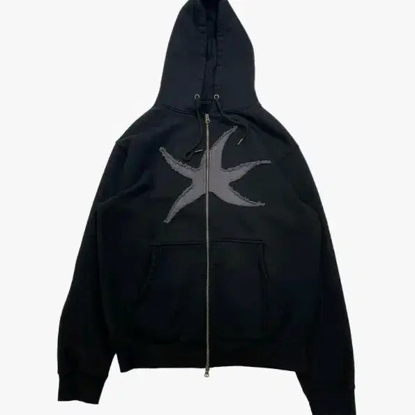 [BUNJANG] 더콜디스트모먼트 TCM starfish hooded zip-up / 더콜디스트모먼트 TCM starfish hooded zip-up