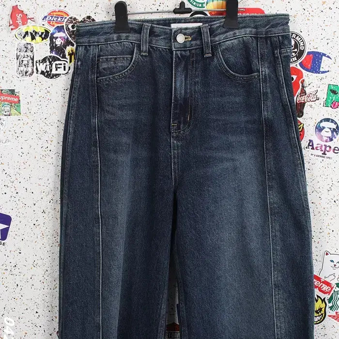 [BUNJANG] For Your Eyes Only Washed Denim Jeans (Women&