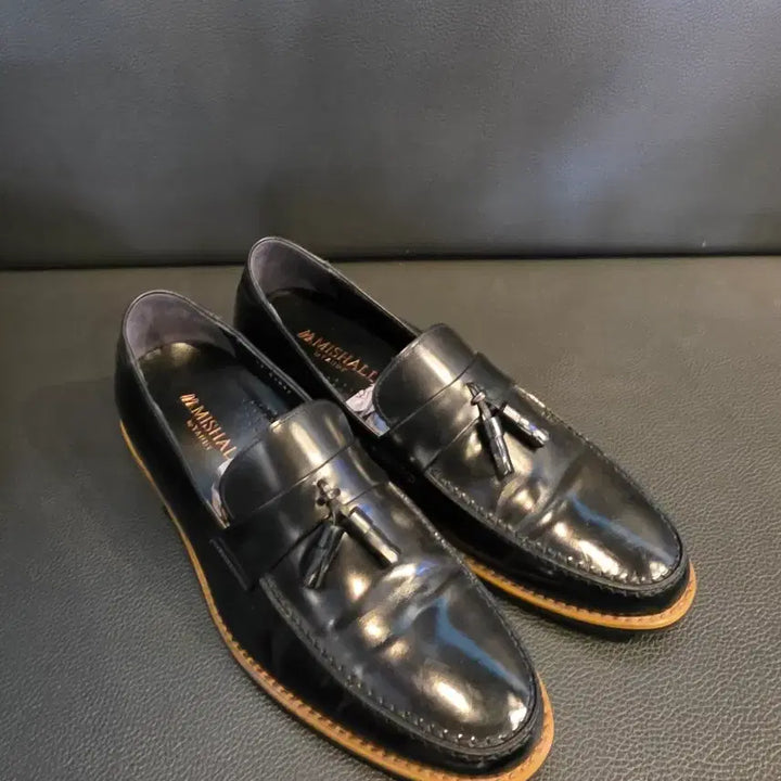 [BUNJANG] Mishall Black Tassel Loafer Men&