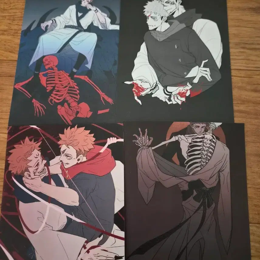 [BUNJANG] Jujutsu Kaisen Chinese Doujinshi Sukuna Postcard Set / 주술회전 중국동인 스쿠이타 엽서 세트