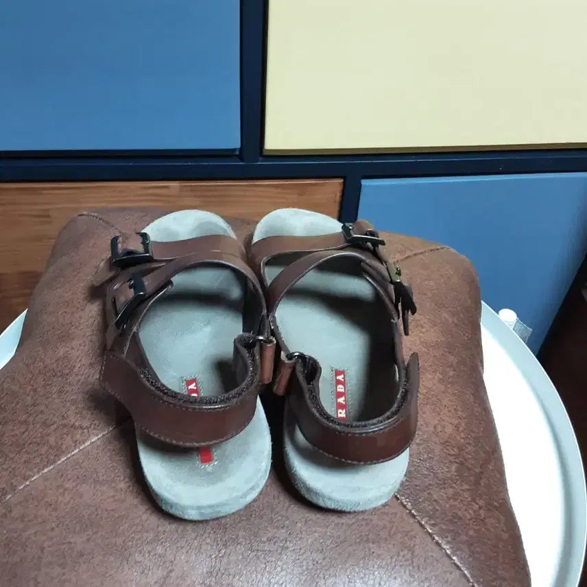 [BUNJANG] Prada Brown Leather Sandals / 프라다 브라운 가죽 샌들