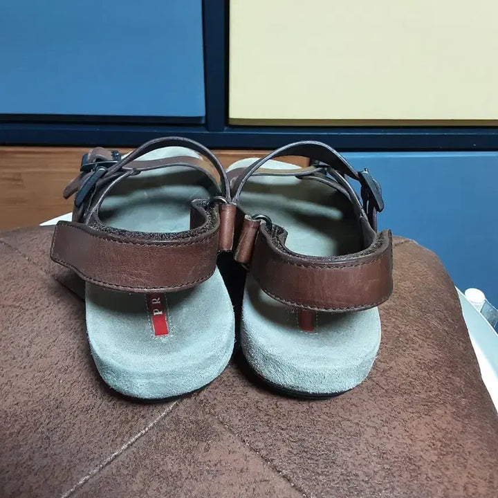 [BUNJANG] Prada Brown Leather Sandals / 프라다 브라운 가죽 샌들