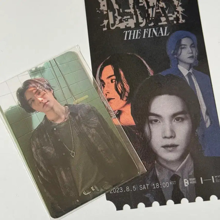 [BUNJANG] BTS SUGA Agust D D-Day The Final Concert Ticket + Photocard / 방탄 SUGA 슈가 Agust D 디파콘 파이널 티켓 + 포토카드