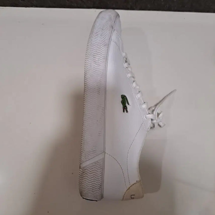 [BUNJANG] Lacoste White Sneakers / 라코스테 흰색 스니커즈 운동화