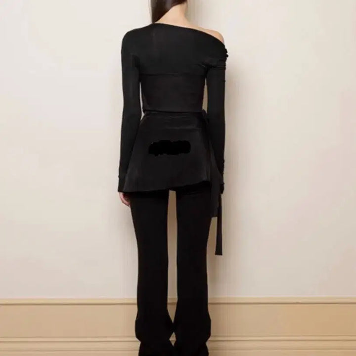 [BUNJANG] Not Your Rose Celine Warmer Layered Pants Skirt Set / 낫유어로즈 셀린 워머 레이어드 팬츠 스커트 세트 급처