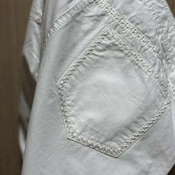 [BUNJANG] Benetton White Stitching Special Flare Pants / Benetton 베네통