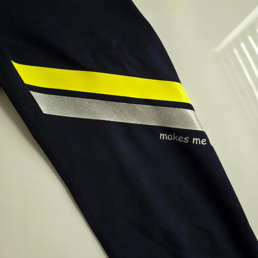 [BUNJANG] Xexymix Navy Yellow Point Leggings S / 젝시믹스 네이비 옐로우 포인트 레깅스 S